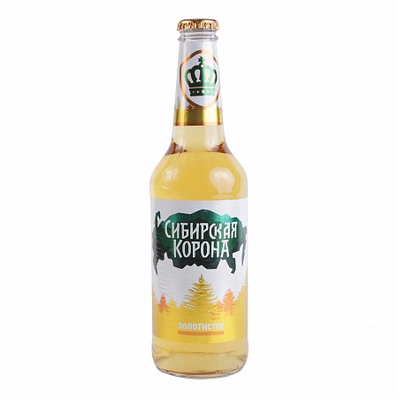 Пиво Сибирская корона золотистое